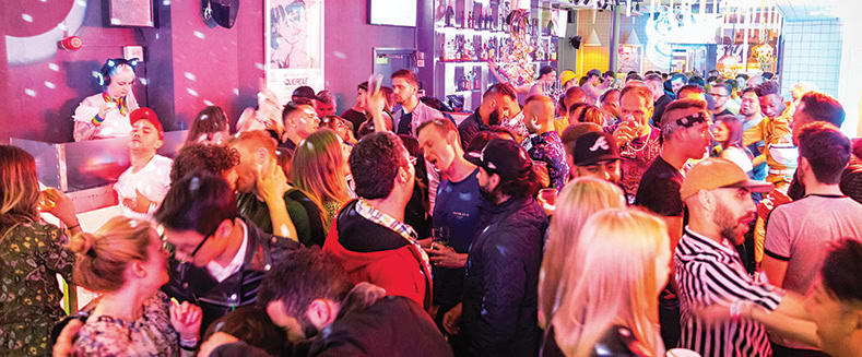 Ku Bar is an LGBTQ bar in Central London.