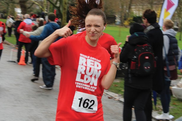 Sir Ian McKellen and Denim at the World AIDS Day Red Run 2019
