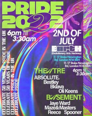 gay pride Saturday parties