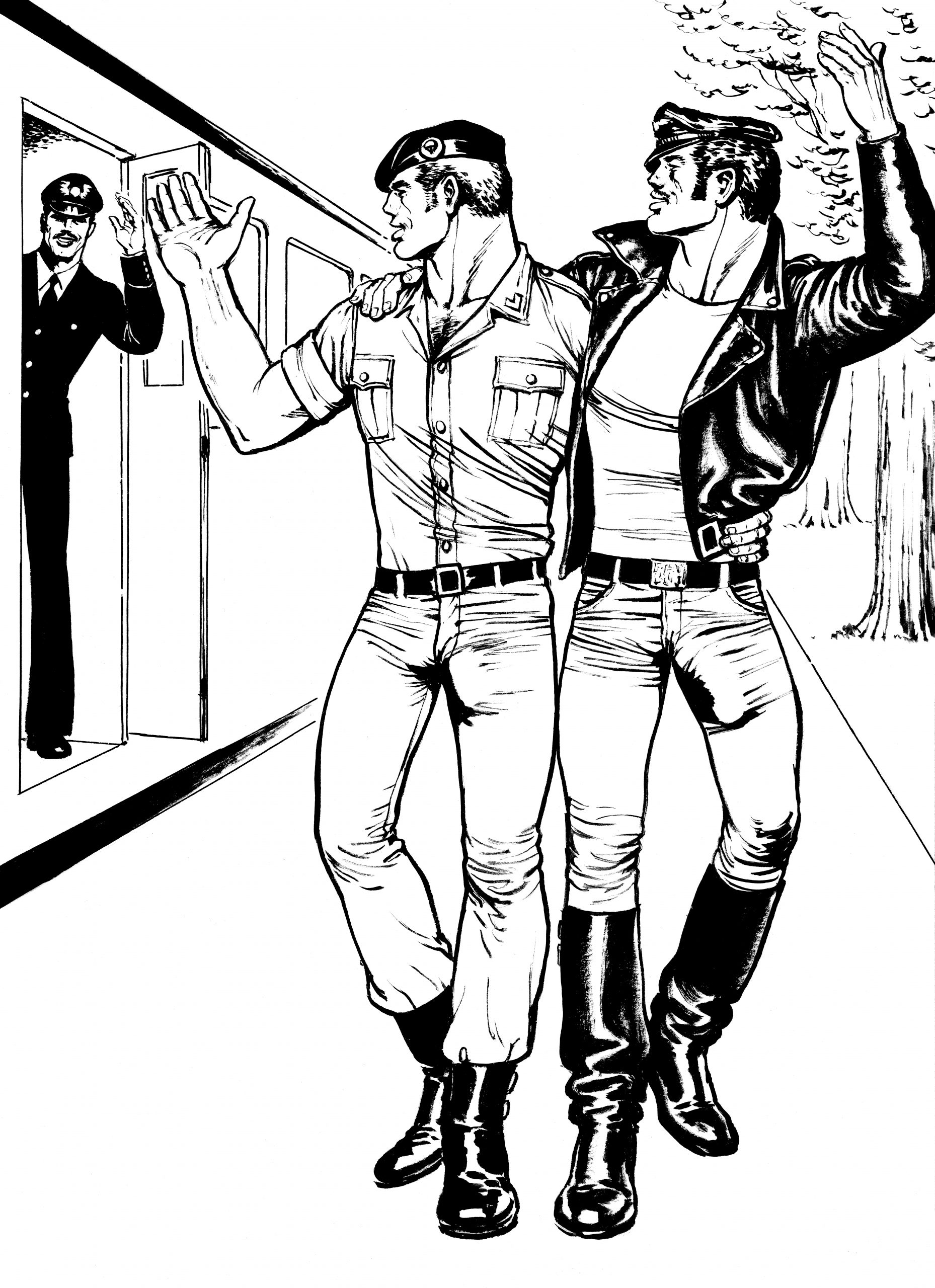 Untitled, from Sex on the Train, Tom of Finland © 1974-2020 Tom of Finland Foundation