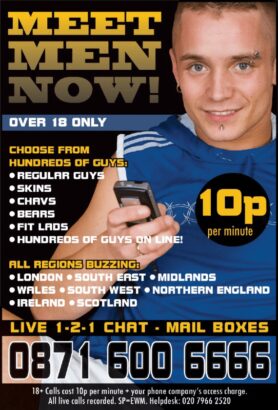 Meet Men Now – Like It Says On The Tin! From 8p per minute