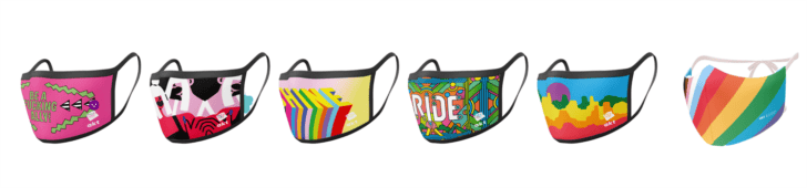 akt launch their rainbow face coverings