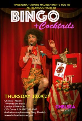 Timberlina At  London’s Chelsea Theatre – 30th September 2021