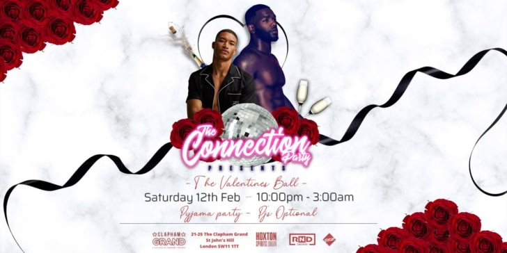 Connection Party: Valentine’s Ball Pyjama Party, 12 Feb.