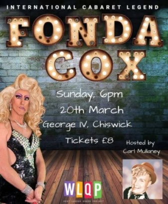 WLQP March: Fonda Cox and ROCKY HORROR SHOW SING-ALONG