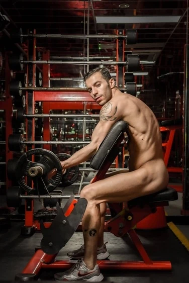Sweatbox naked personal trainer