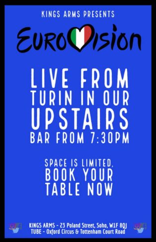 eurovision gay bar London