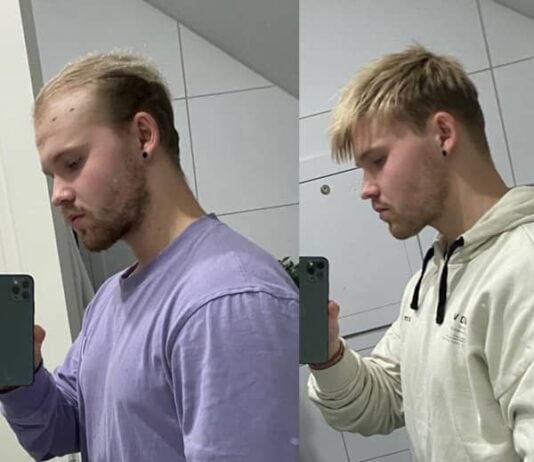 gay London new hairstyle
