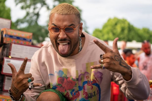 Nazar celebrating and taking up space on The Riverside Terrace, in pictures
