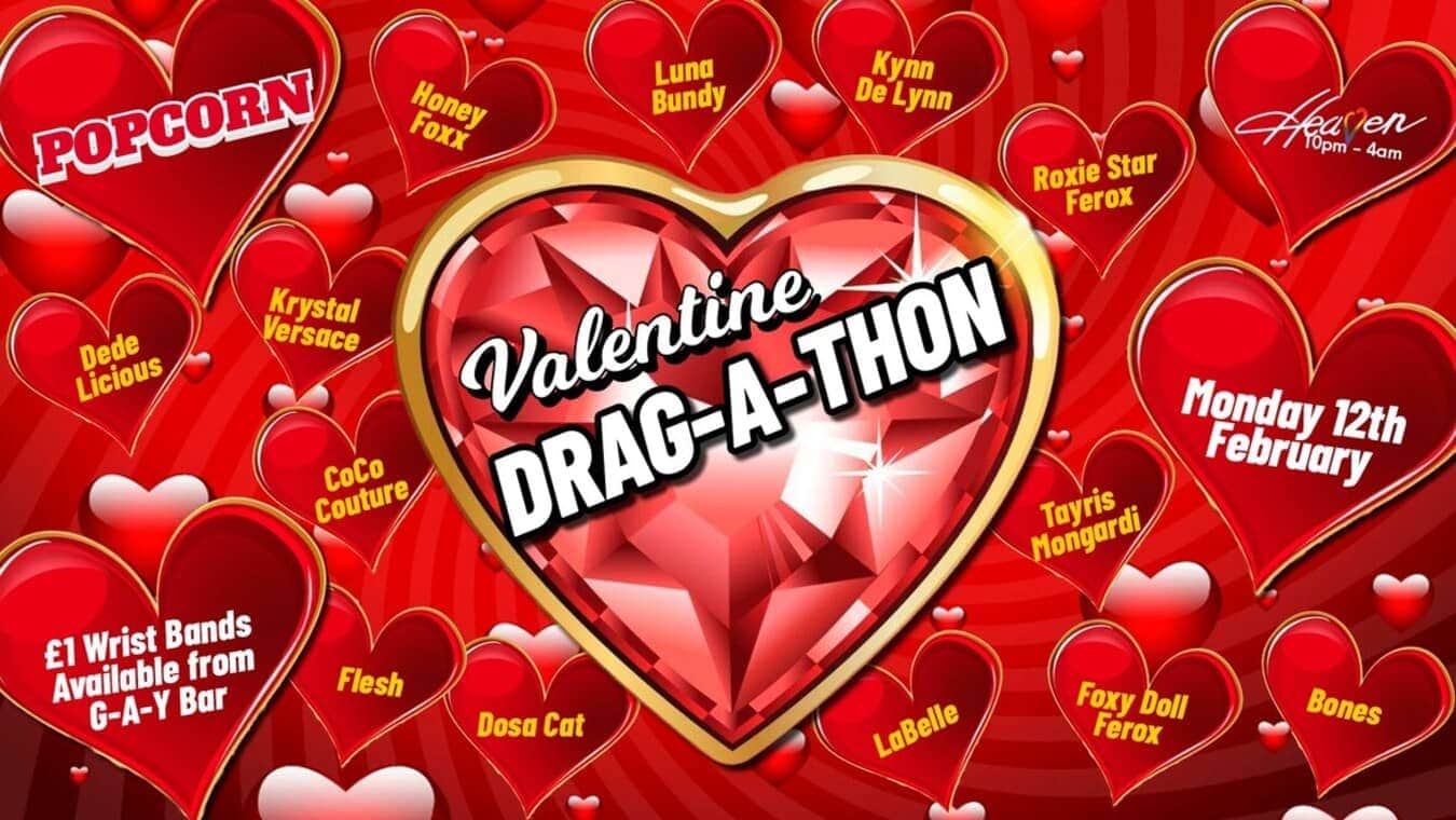 G-A-Y Valentine's party in London.