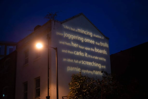 “Life’s but a mincing shadow, a poor joggering omee … “