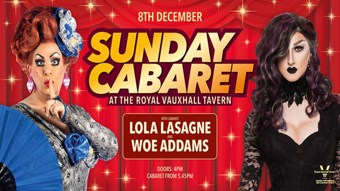 Sunday Cabaret at gay bar The RVT in South London