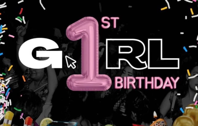 G.IRL 1st Birthday, Friday 25 November 2022.
