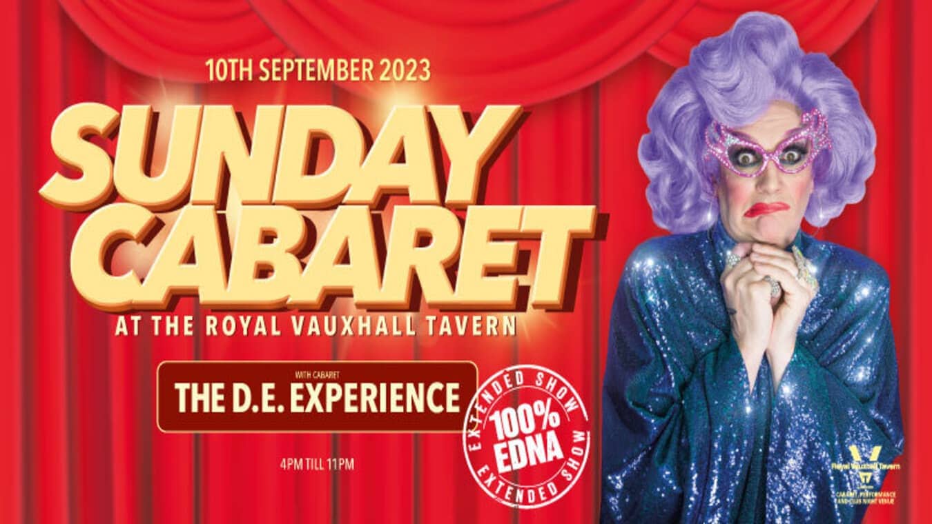 The D E Experience cabaret event at Royal Vauxhall Tavern gay cabaret bar in London