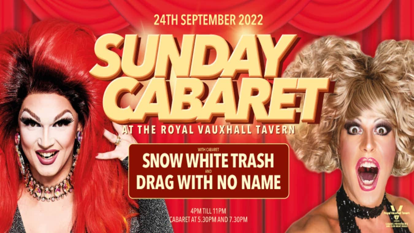 Sunday gay cabaret show at The Royal Vauxhall Tavern in South London