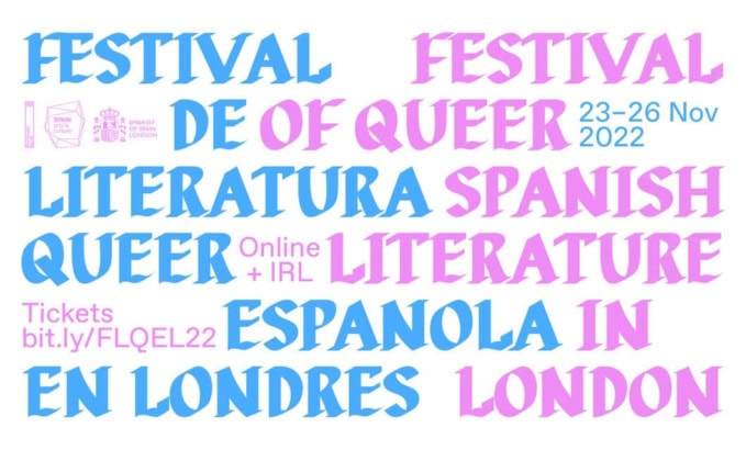 Festival of Spanish Queer Literature, 23 – 26 November.