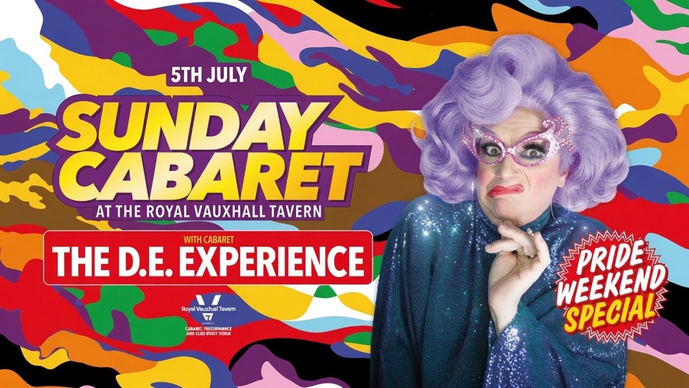 Sunday Cabaret Drag at The Royal Vauxhall Tavern