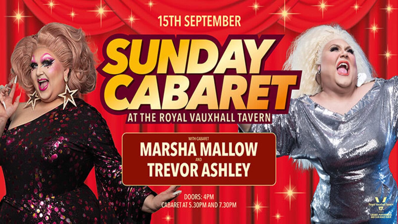 Sunday cabaret at The royal Vauxhall Tavern in South London.