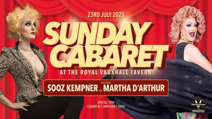 Sunday Cabaret with Sooz Kempner and Martha D’Arthur