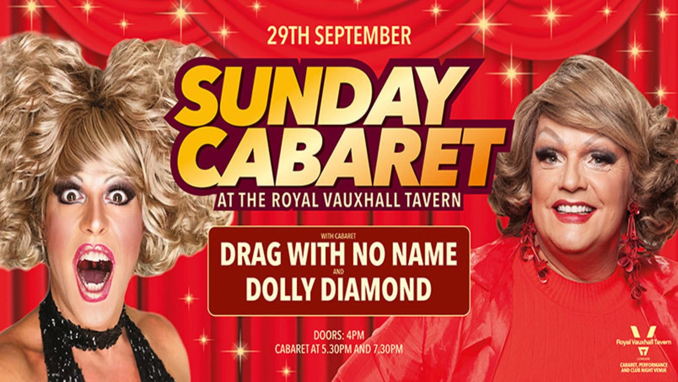 Sunday cabaret at The RVT