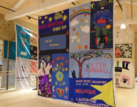 AIDS Memorial Quilt goes on display in Woolwich.