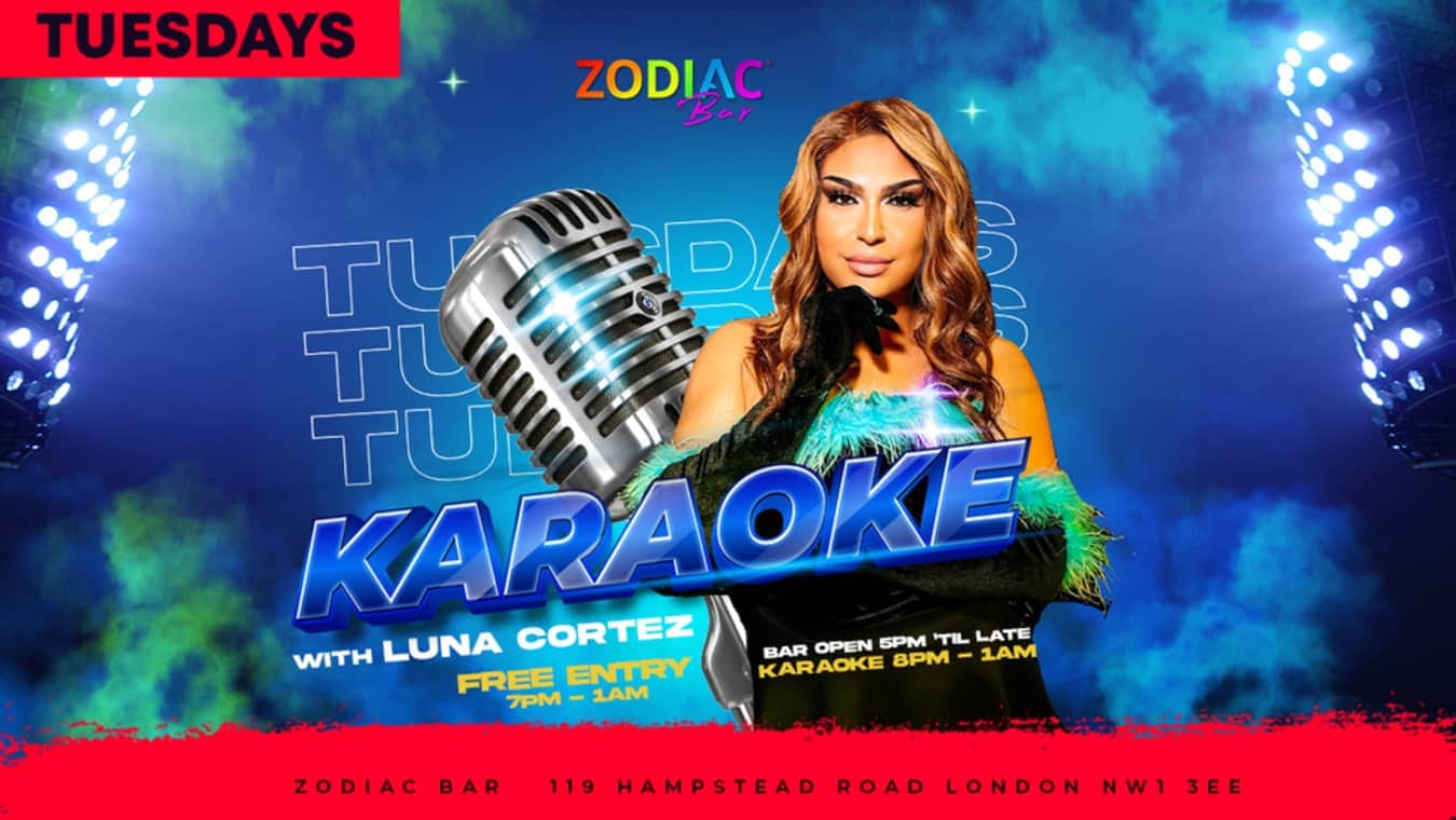 Karaoke with Luna Cortez at The Zodiac Bar in London