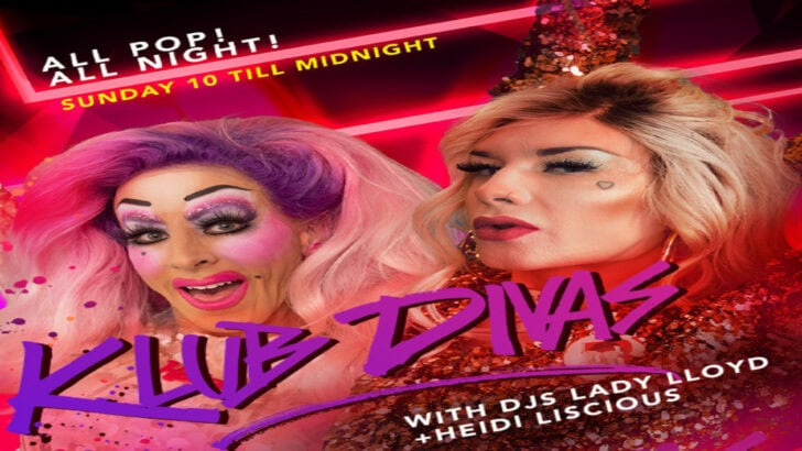 Divas is a cabaret club night at Klub Soho London