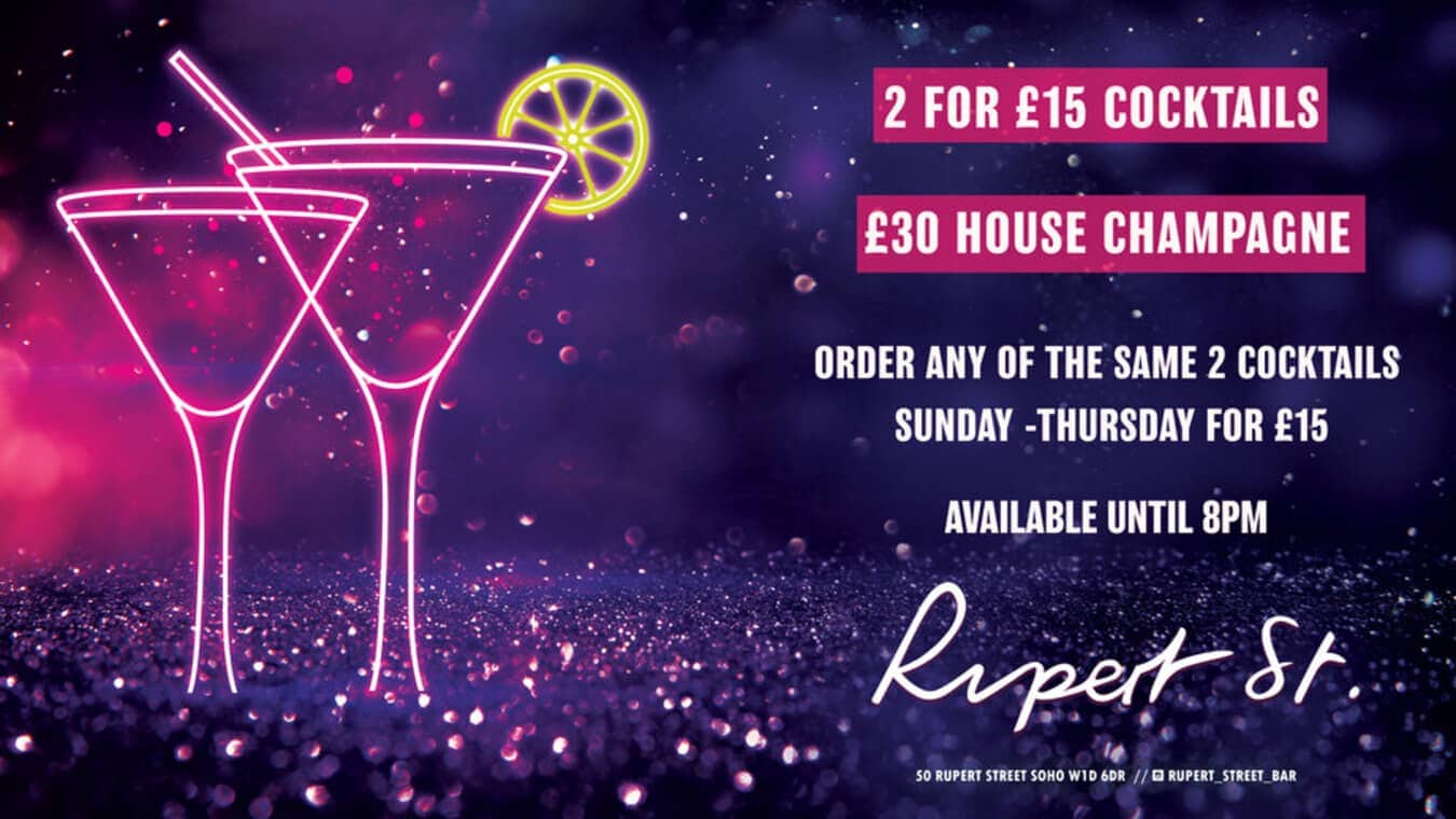 Discount cocktail Happy Hour