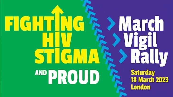 Fighting HIV Stigma & Proud March, Vigil and Rally, 18 March.
