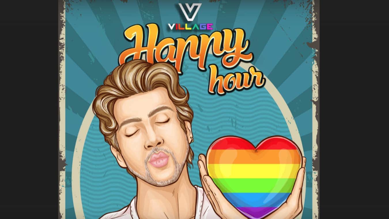 Happy Hour gay event in London Soho gay bar.