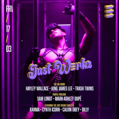 Just Werkz is your new dirty disco queer rave, Friday 17 March.