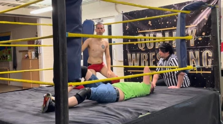 Coming out in the pro-wrestling world by Jensen Ryan.