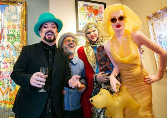 Mr Brainwash VIP launch at Battersea Power Station.
