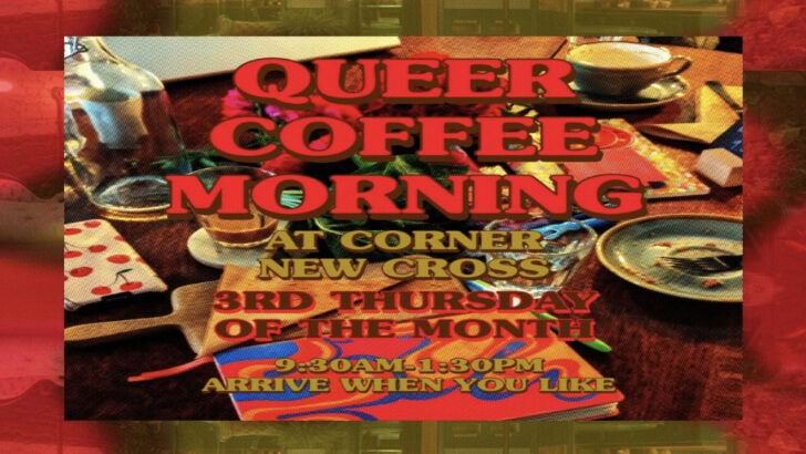 Queer coffee morning in London