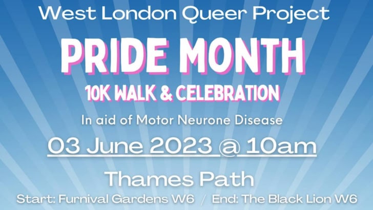 West London Queer Project 10k Pride Walk and Celebration