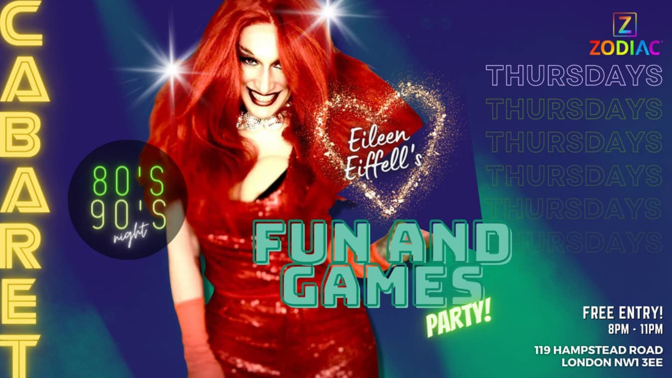 fun and games party at zodiac bar
