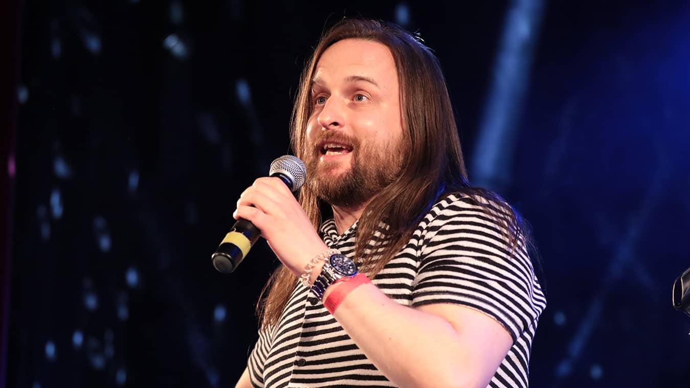Dick Denham at LGBTQ+ stand-up comedy festival