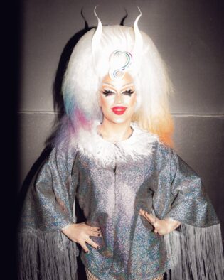 Glitzy is a finalist ath Drag Idol 2023 at The Two Brewers in London