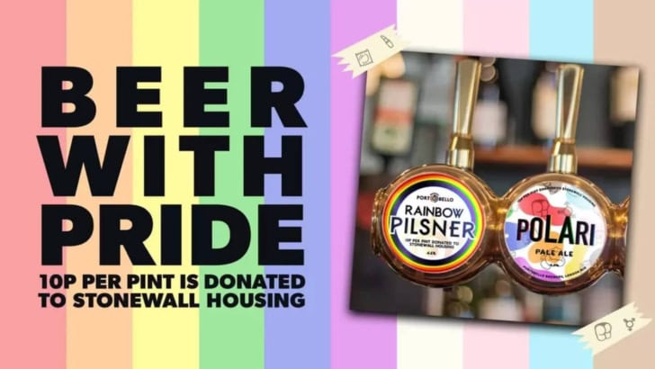 Michael GM at Village Bar Soho stocks a very queer beer with Pride!