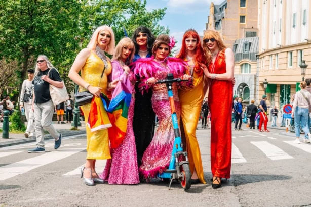 Travel around London Pride with 50% off Dott shared e-scooters.