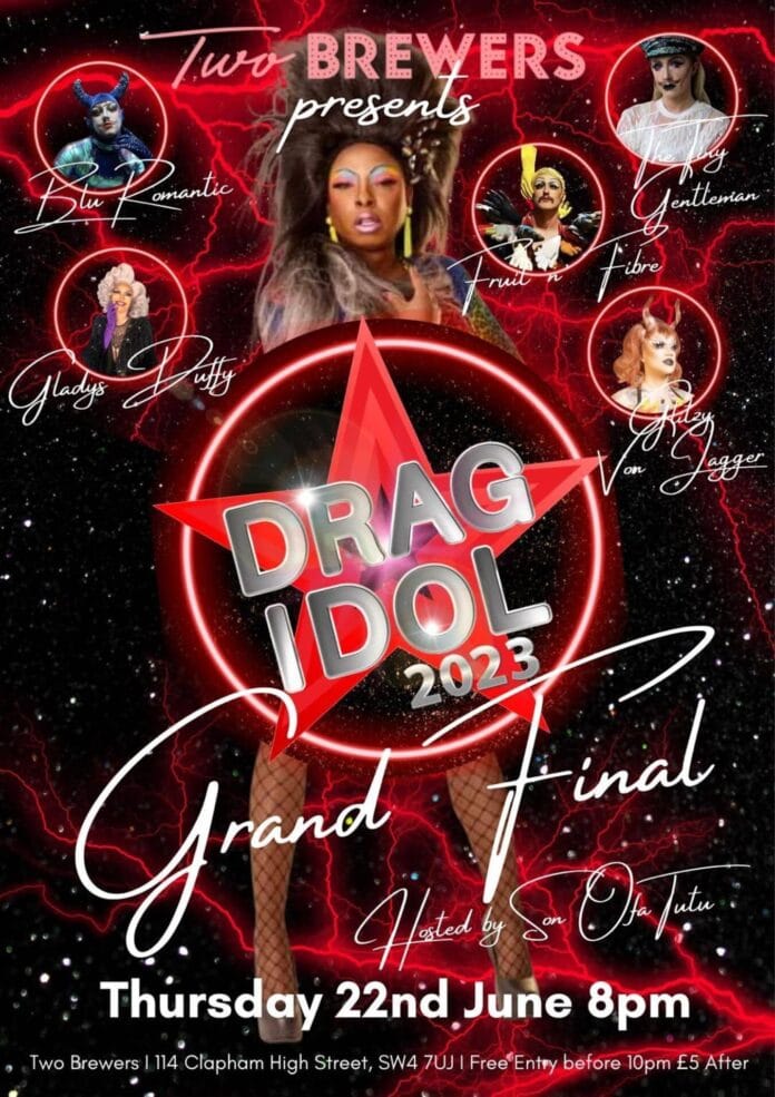 Drag Idol 2023 Grand Finalists at The Two Brewers in London