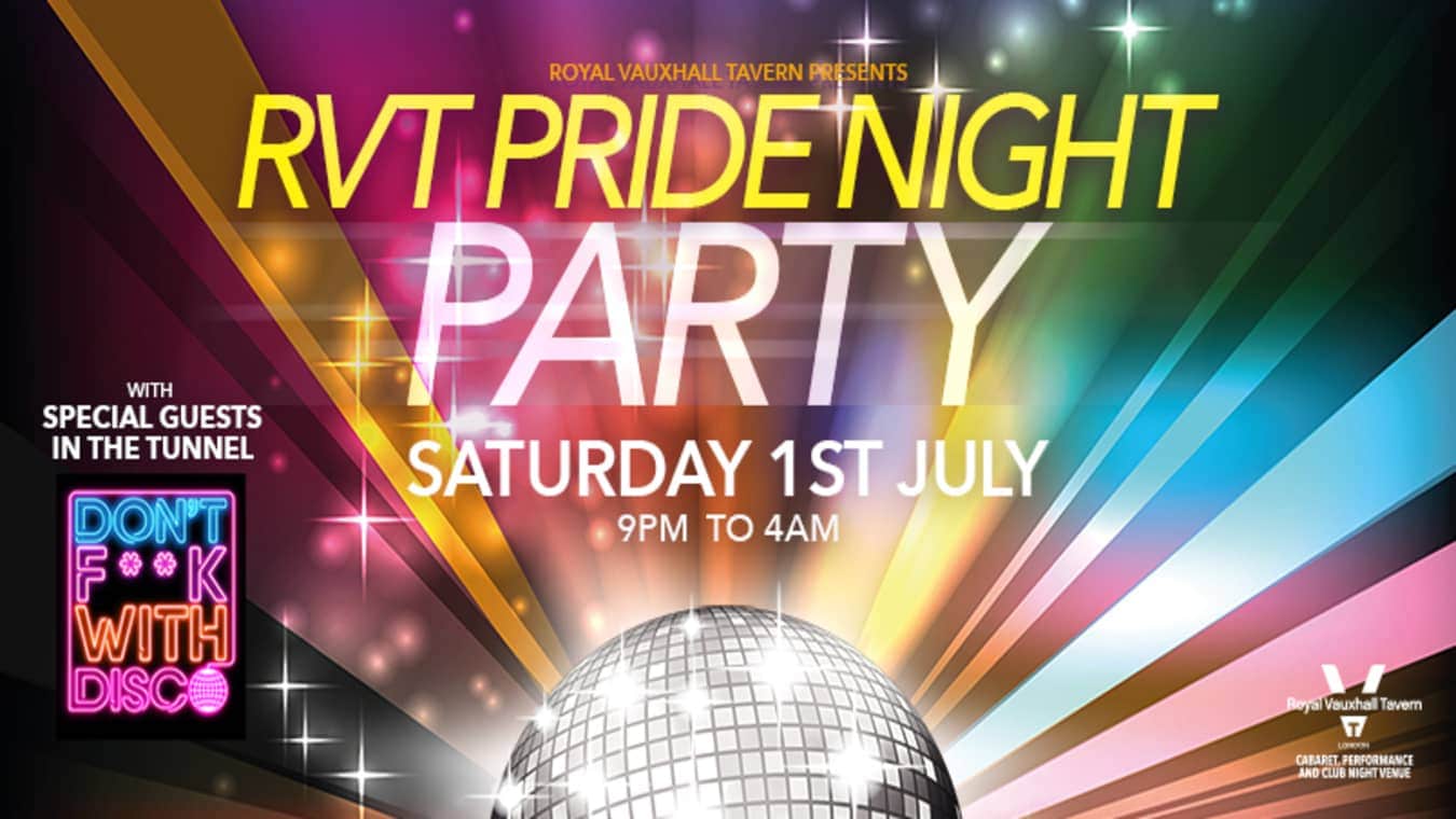RVT Pride Night Party in London
