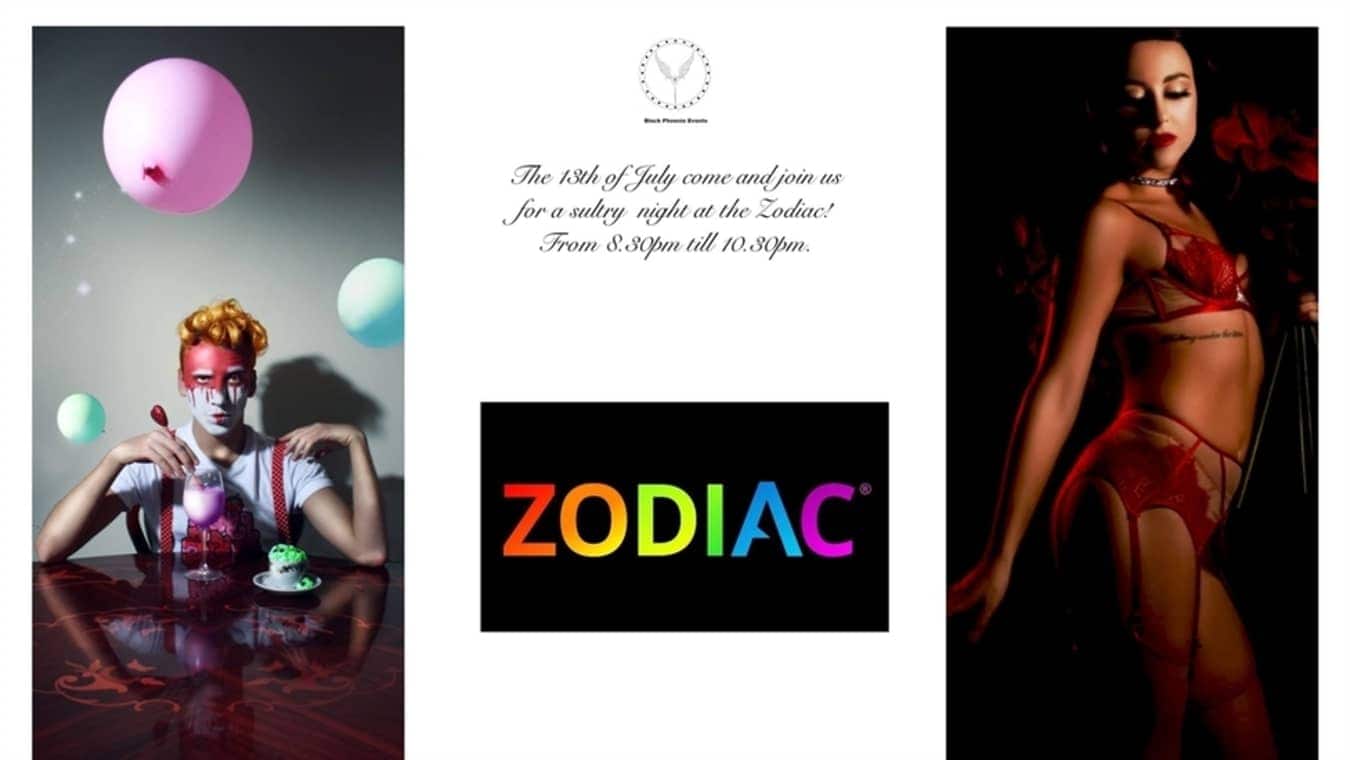Burlesque night at The Zodiac gay bar in London