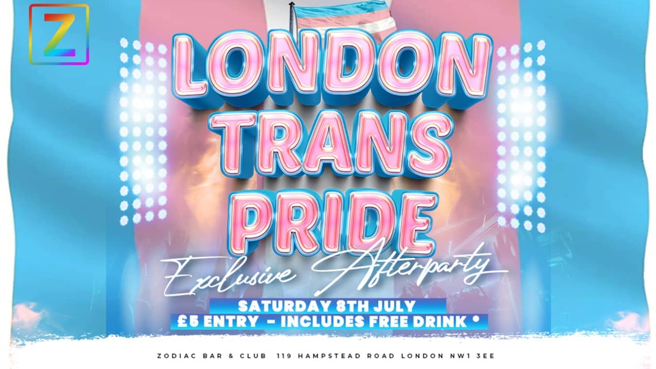London Trans+ Pride After Party at Zodiac bar and club