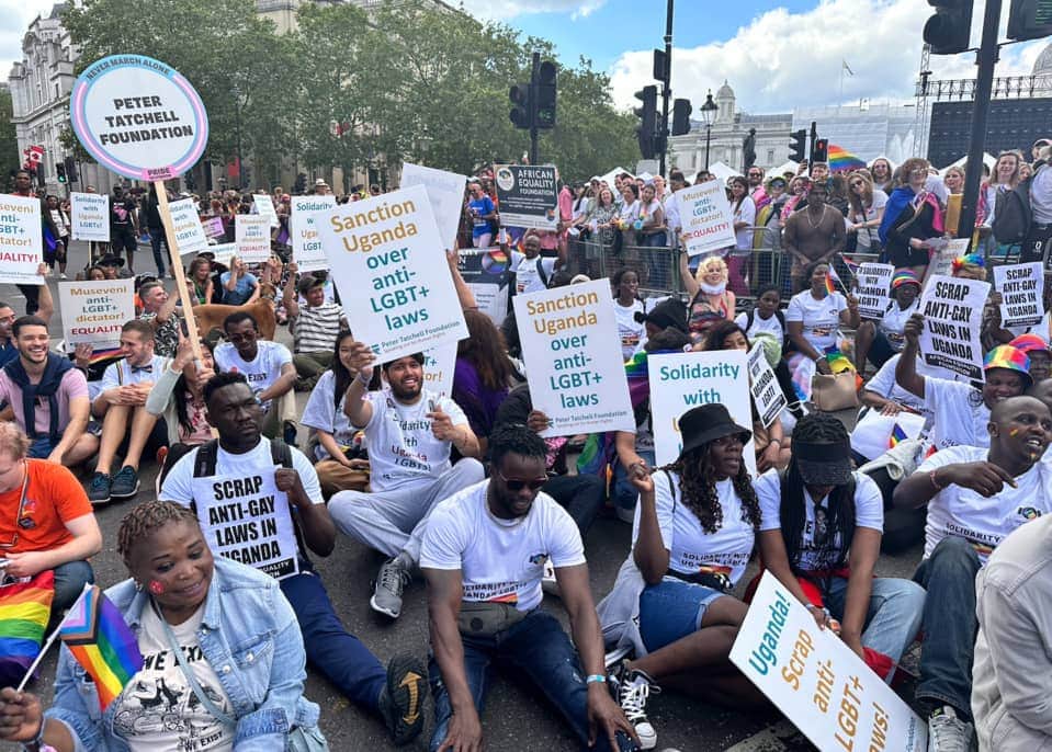 Pride London Protest