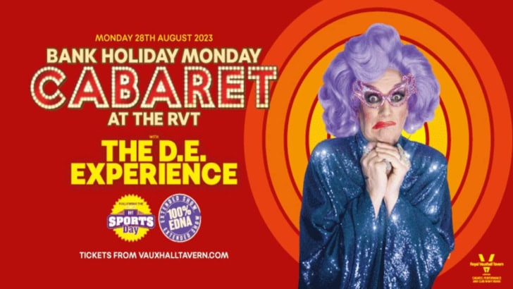 Bank Holiday Monday with D.E. Experience Extended Show