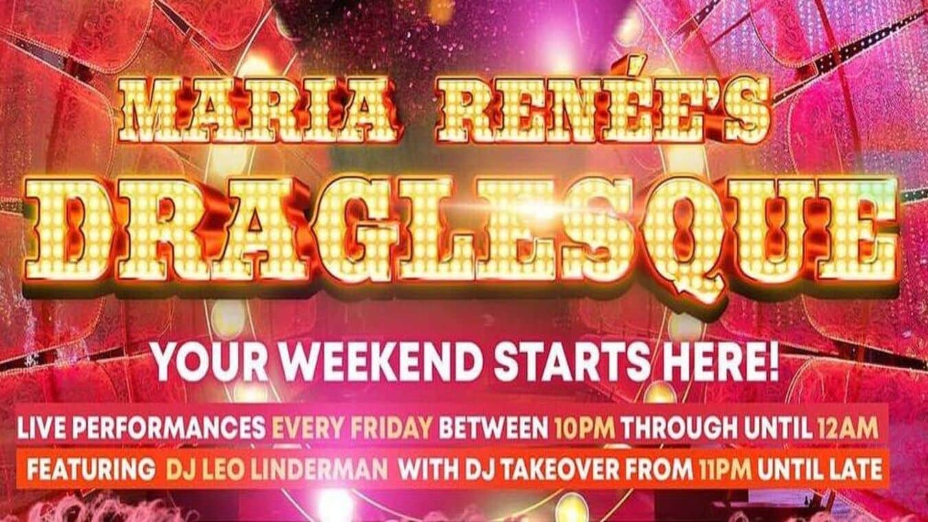 Draglesque drag show at gay bar Arch Clapham in London
