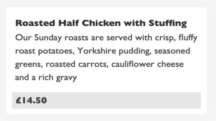 Sunday Roast and Cabaret