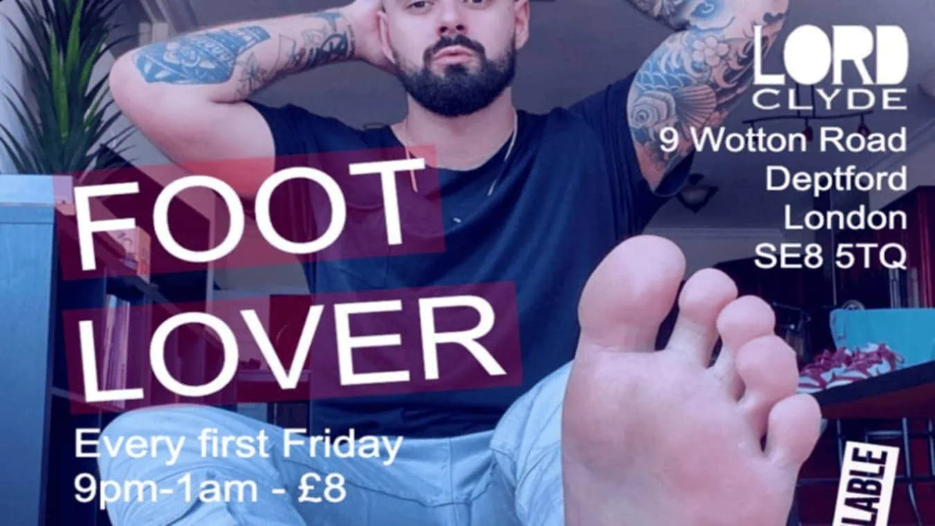 Foot Lover fetish club at the Lord Clyde gay bar in South London