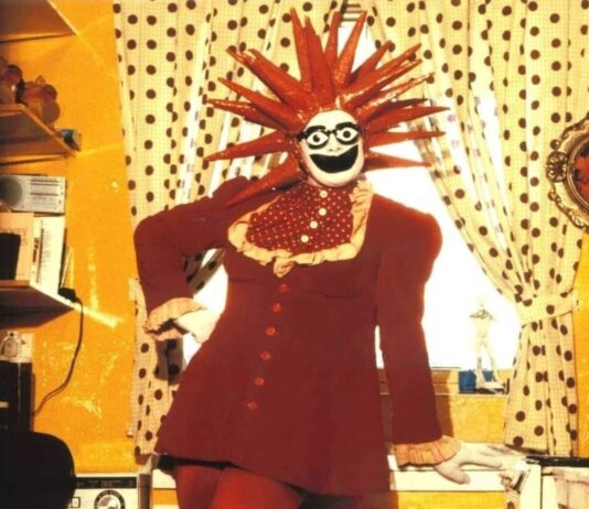 Leigh Bowery in red